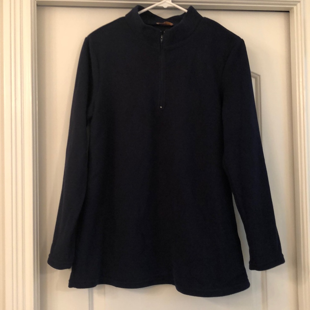 Navy fleece 1/4 zip